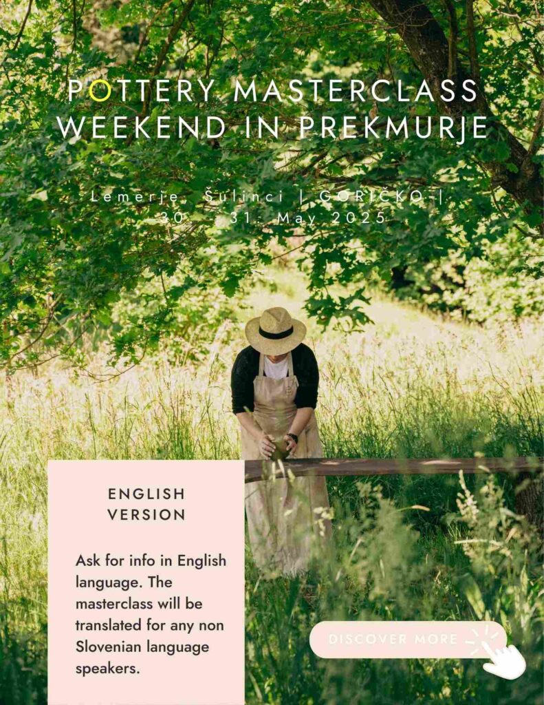 pottery masterclass in Slovenia